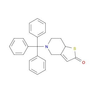 5,6,7,7a-Tetrahydro-5-(triphenylmethyl)thieno[3,2-c]pyridinone