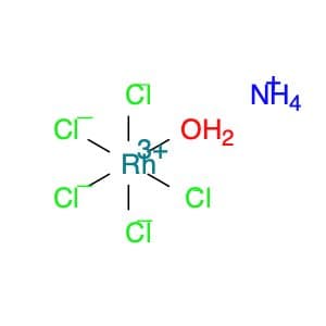 Ammonium aquopentachlororhodate(III), Rh 30% min