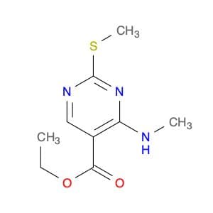 Ethyl 4-(methylamino)-2-(methylsulfanyl)-5-pyrimidinecarboxylate