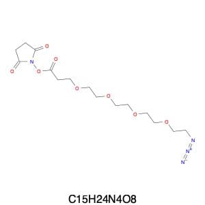 3-Azido(peg4)propionic acid N-hydroxysuccinimide ester