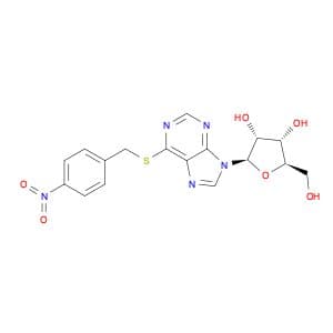 (2R,3S,4R,5R)-2-(Hydroxymethyl)-5-(6-((4-nitrobenzyl)thio)-9H-purin-9-yl)tetrahydrofuran-3,4-diol