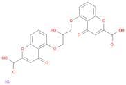 4H-1-BENZOPYRAN-2-CARBOXYLICACID, 5,5'-[(2-HYDROXY-1,3-PROPANEDIYL)BIS(OXY)]BIS[4-OXO-, SODIUM SAL…