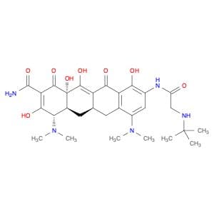 (4S,4aS,5aR,12aS)-4,7-Bis(dimethylamino)-9-[[2-[(1,1-dimethylethyl)amino]acetyl]amino]-1,4,4a,5,5a…