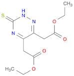 1,2,4-Triazine-5,6-diacetic acid, 2,3-dihydro-3-thioxo-, diethyl ester