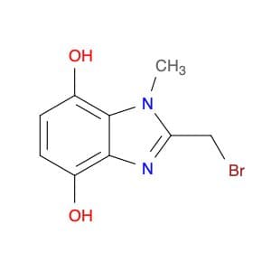 1H-Benzimidazole-4,7-diol, 2-(bromomethyl)-1-methyl-