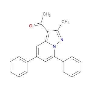 Ethanone, 1-(2-methyl-5,7-diphenylpyrazolo[1,5-a]pyridin-3-yl)-