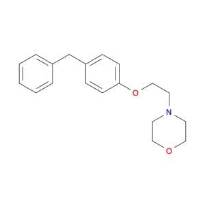 Morpholine, 4-(2-(4-(phenylmethyl)phenoxy)ethyl)-