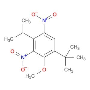 Benzene, 1-(1,1-dimethylethyl)-2-methoxy-4-(1-methylethyl)-3,5-dinitro-