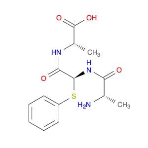 L-Alanine, N-[N-L-alanyl-(S)-2-(phenylthio)glycyl]-
