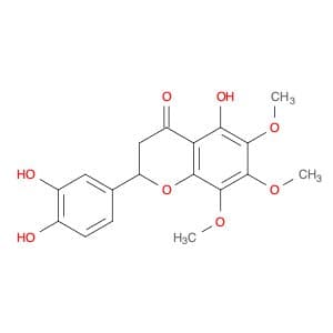 2-(3,4-dihydroxyphenyl)-5-hydroxy-6,7,8-trimethoxy-2,3-dihydro-4h-1-benzopyran-4-one