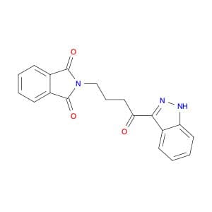 1H-Isoindole-1,3(2H)-dione, 2-[4-(1H-indazol-3-yl)-4-oxobutyl]-