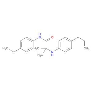Propanamide, N-(4-ethylphenyl)-2-methyl-2-[(4-propylphenyl)amino]-