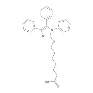 Heptanoic acid, 7-[(1,4,5-triphenyl-1H-imidazol-2-yl)oxy]-