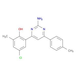 Phenol, 2-[2-amino-6-(4-methylphenyl)-4-pyrimidinyl]-4-chloro-6-methyl-