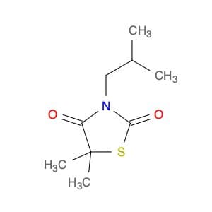 2,4-Thiazolidinedione, 5,5-dimethyl-3-(2-methylpropyl)-