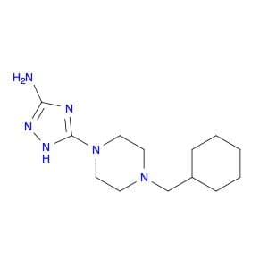 1H-1,2,4-Triazol-3-amine, 5-[4-(cyclohexylmethyl)-1-piperazinyl]-