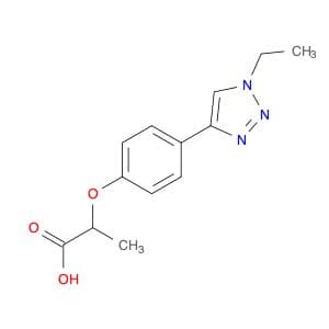 Propanoic acid, 2-[4-(1-ethyl-1H-1,2,3-triazol-4-yl)phenoxy]-