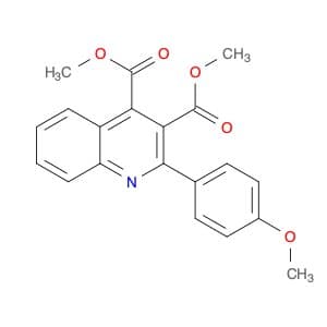 3,4-Quinolinedicarboxylic acid, 2-(4-methoxyphenyl)-, dimethyl ester