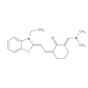 Cyclohexanone,2-[(dimethylamino)methylene]-6-[2-(3-ethyl-2(3H)-benzothiazolylidene)ethylidene]-