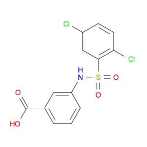 3-(2,5-dichlorobenzenesulfonamido)benzoic acid