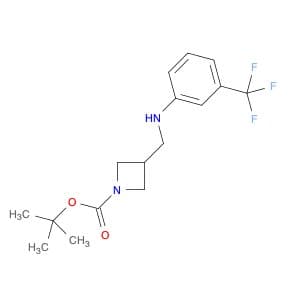 1-Azetidinecarboxylicacid, 3-[[[3-(trifluoromethyl)phenyl]amino]methyl]-, 1,1-dimethylethyl ester
