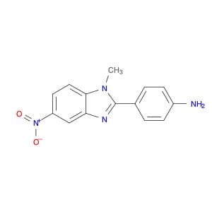 Benzenamine, 4-(1-methyl-5-nitro-1H-benzimidazol-2-yl)-