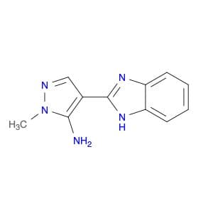 4-(1H-Benzo[d]imidazol-2-yl)-1-methyl-1H-pyrazol-5-amine