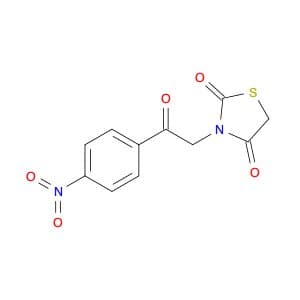 2,4-Thiazolidinedione, 3-[2-(4-nitrophenyl)-2-oxoethyl]-