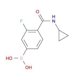 4-(CYCLOPROPYLCARBAMOYL)-3-FLUOROPHENYLBORONIC ACID