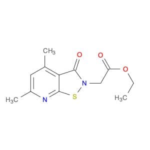 Ethyl 2-(4,6-dimethyl-3-oxoisothiazolo[5,4-b]pyridin-2(3H)-yl)acetate