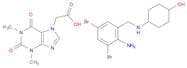 trans-4-[[(2-Amino-3,5-dibromophenyl)methyl]amino]cyclohexanol 1,2,3,6-tetrahydro-1,3-dimethyl-2,6…