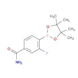 3-Fluoro-4-(tetramethyl-1,3,2-dioxaborolan-2-yl)benzamide