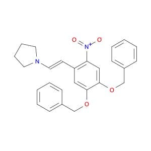 1-(4,5-Bis(benzyloxy)-2-nitrostyryl)pyrrolidine