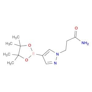 3-(4-(4,4,5,5-Tetramethyl-1,3,2-dioxaborolan-2-yl)-1H-pyrazol-1-yl)propanamide