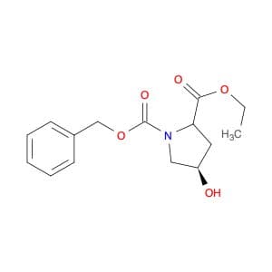 1-CBZ-4(R)-HYDROXYPYRROLIDINE-2-CARBOXYLIC ACID ETHYL ESTER