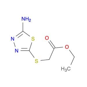 Acetic acid,2-[(5-amino-1,3,4-thiadiazol-2-yl)thio]-, ethyl ester