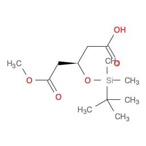 (R)-3-((tert-Butyldimethylsilyl)oxy)-5-methoxy-5-oxopentanoic acid
