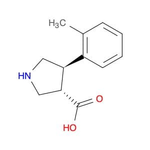 Trans-4-o-tolylpyrrolidine-3-carboxylic acid-hcl