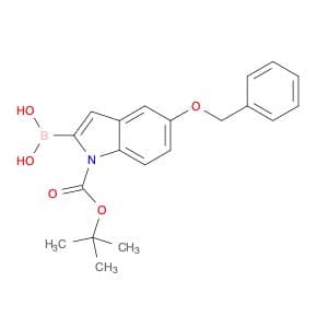 (5-(Benzyloxy)-1-(tert-butoxycarbonyl)-1H-indol-2-yl)boronic acid