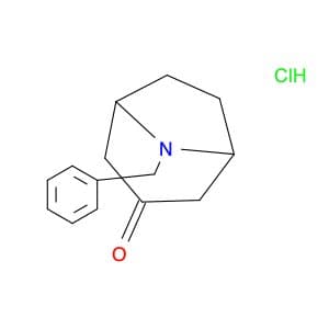 8-Benzyl-8-azabicyclo[3.2.1]octan-3-one hydrochloride