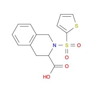 2-(Thiophen-2-ylsulfonyl)-1,2,3,4-tetrahydroisoquinoline-3-carboxylic acid