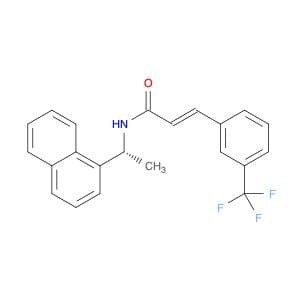 (R,E)-N-(1-(naphthalen-1-yl)ethyl)-3-(3-(trifluoromethyl)phenyl)acrylamide