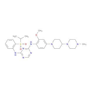 N2-[2-Methoxy-4-[4-(4-methyl-1-piperazinyl)-1-piperidinyl]phenyl]-N4-[2-[(1-methylethyl)sulfonyl]p…
