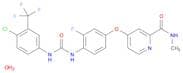 4-[4-[[[[4-Chloro-3-(trifluoromethyl)phenyl]amino]carbonyl]amino]-3-fluorophenoxy]-N-methyl-2-pyri…