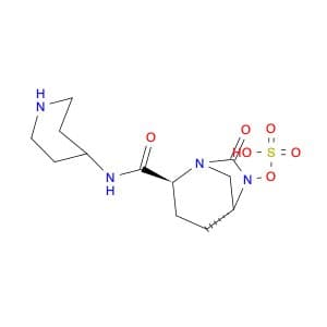 Sulfuric acid mono-[7-oxo-2-(piperidin-4-ylcarbamoyl)-1,6-diaza-bicyclo[3.2.1]oct-6-yl] ester