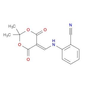 2-[(2,2-DIMETHYL-4,6-DIOXO-[1,3]DIOXAN-5-YLIDENEMETHYL)-AMINO]-BENZONITRILE