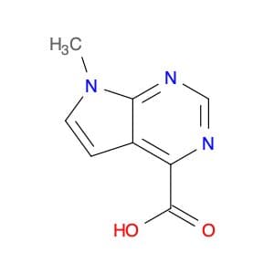 7-methyl-7H-pyrrolo[2,3-d]pyrimidine-4-carboxylic acid