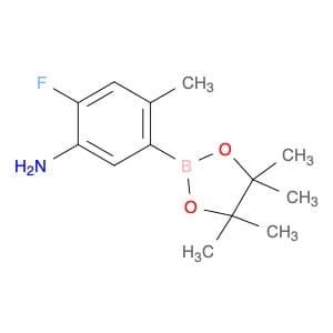 2-Fluoro-4-methyl-5-(4,4,5,5-tetramethyl-1,3,2-dioxaborolan-2-yl)-benzenamine
