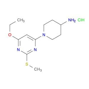 1-(6-Ethoxy-2-methylsulfanyl-pyrimidin-4-yl)-piperidin-4-ylamine hydrochloride