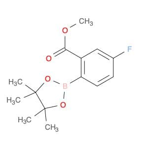 Benzoic acid, 5-fluoro-2-(4,4,5,5-tetraMethyl-1,3,2-dioxaborolan-2-yl)-, Methyl ester